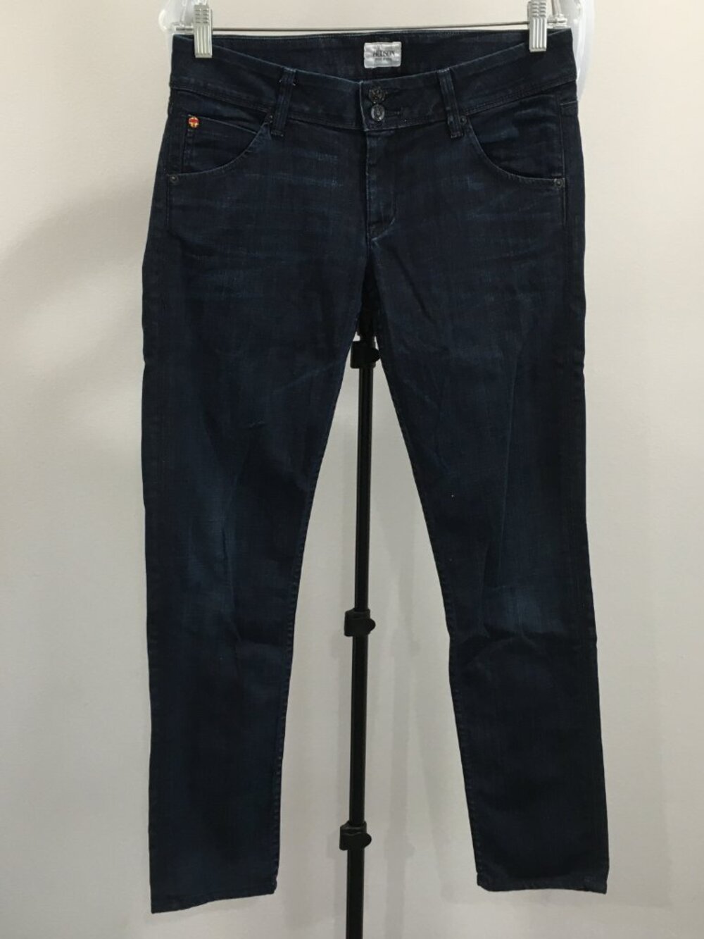HUDSON Denim Cale Wash COLLIN FLAP Skinny 5 Pocket Logo Hardware Jeans